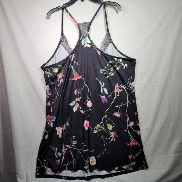 * Jenize 3XL nighty gown floral pattern racerback - Picture 9 of 10